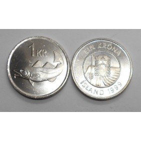 ICELAND 1 Krona 1999