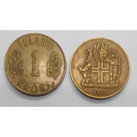 ICELAND 1 Krona 1959