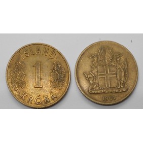 ICELAND 1 Krona 1961
