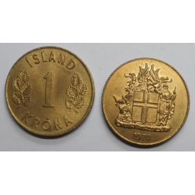 ICELAND 1 Krona 1970