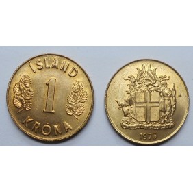 ICELAND 1 Krona 1975