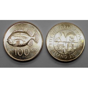 ICELAND 100 Kronur 2007