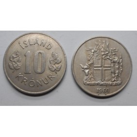 ICELAND 10 Kronur 1969