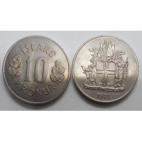 ICELAND 10 Kronur 1971