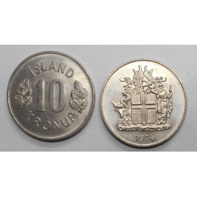 ICELAND 10 Kronur 1974
