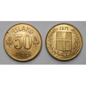 ICELAND 50 Aurar 1971