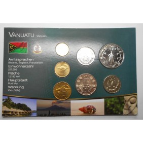 VANUATU Set coins 1999/2009