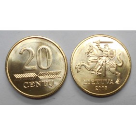 LITHUANIA 20 Centu 2008