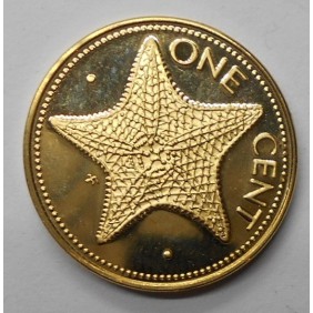 BAHAMAS 1 Cent 1975 PROOF