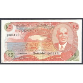 MALAWI 5 Kwacha 1986
