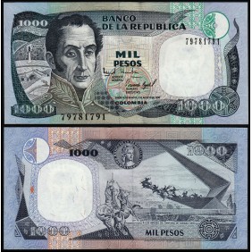COLOMBIA 1000 Pesos 02.08.1995