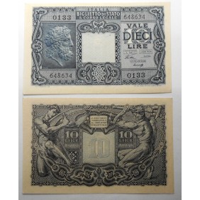 10 Lire 1944 Luogotenenza...