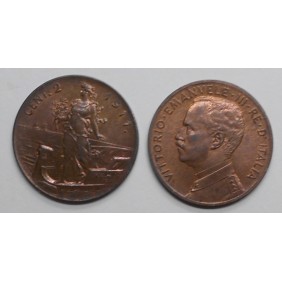 2 Centesimi 1911 FDC rame...