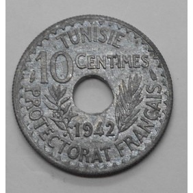 TUNISIA 10 Centimes 1942