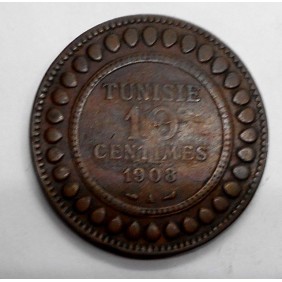 TUNISIA 10 Centimes 1908