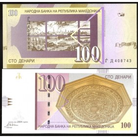 MACEDONIA 100 Denari 2004
