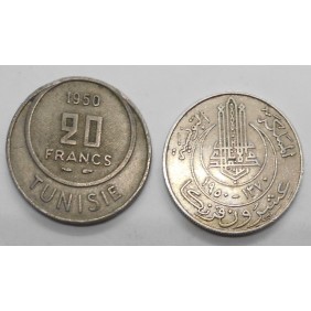 TUNISIA 20 Francs 1950