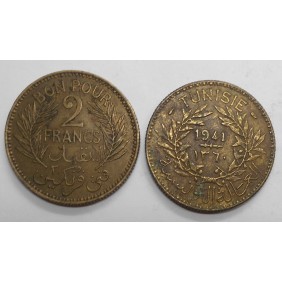 TUNISIA 2 Francs 1941