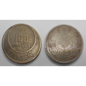TUNISIA 100 Francs 1950
