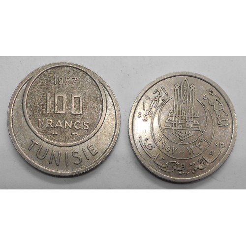 TUNISIA 100 Francs 1957