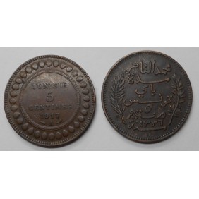 TUNISIA 5 Centimes 1917