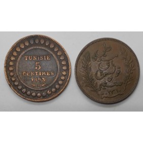 TUNISIA 5 Centimes 1893