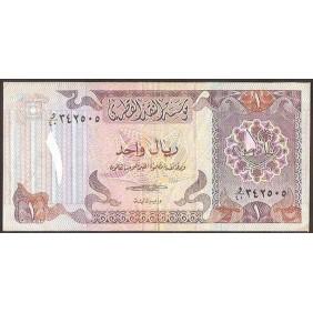 QATAR 1 Riyal 1980