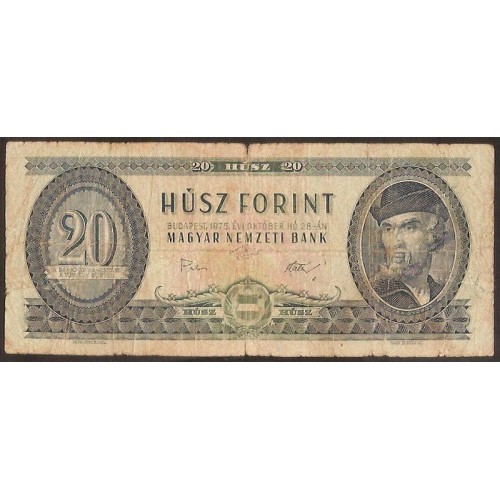 HUNGARY 20 Forint 1975