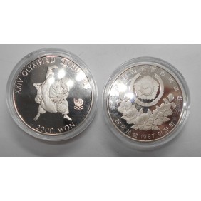 SOUTH KOREA 2000 Won 1987...