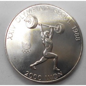 SOUTH KOREA 2000 Won 1988...