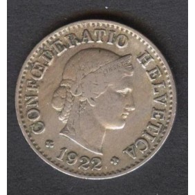 SWITZERLAND 5 Rappen 1922