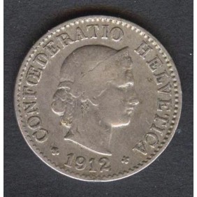 SWITZERLAND 5 Rappen 1912