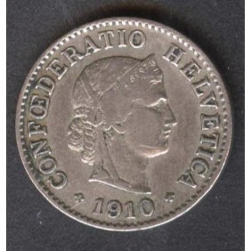 SWITZERLAND 5 Rappen 1910