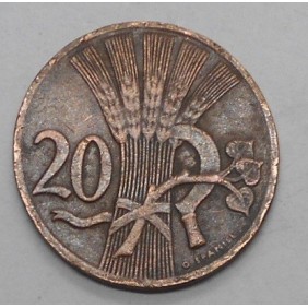 CZECHOSLOVAKIA 20 Haleru 1948