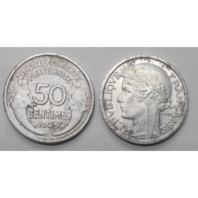 FRANCE 50 Centimes 1945 C...