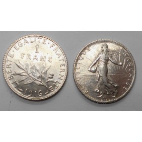 FRANCE 1 Franc 1916 AG
