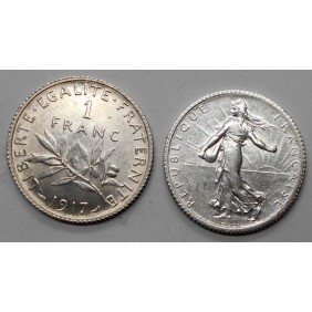 FRANCE 1 Franc 1917 AG