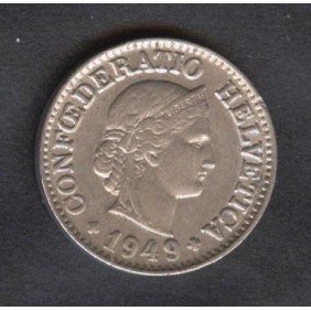SWITZERLAND 10 Rappen 1949
