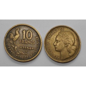 FRANCE 10 Francs 1954 B