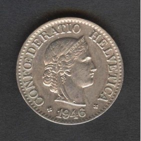 SWITZERLAND 10 Rappen 1946