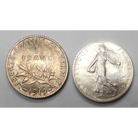 FRANCE 1 Franc 1919 AG
