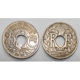 FRANCE 25 Centimes 1921