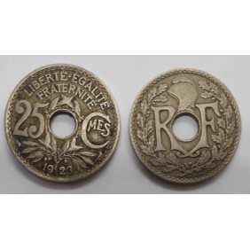 FRANCE 25 Centimes 1923