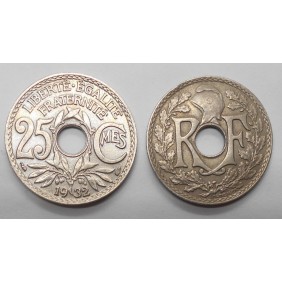 FRANCE 25 Centimes 1932