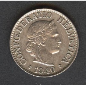 SWITZERLAND 10 Rappen 1940