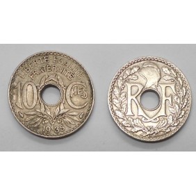 FRANCE 10 Centimes 1935