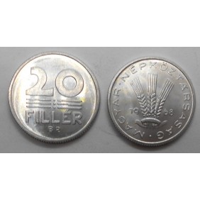 HUNGARY 20 Filler 1968