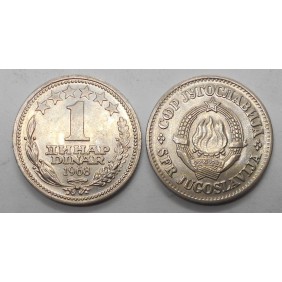 YUGOSLAVIA 1 Dinar 1968