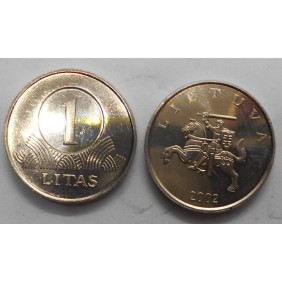 LITHUANIA 1 Litas 2008