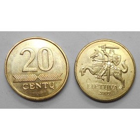 LITHUANIA 20 Centu 2009